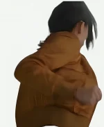 Jessica A Hollywood Christmas 2022 Brown Bomber Jacket