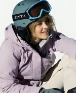 Josephine Langford The Other Zoey Parka Jacket - Purple