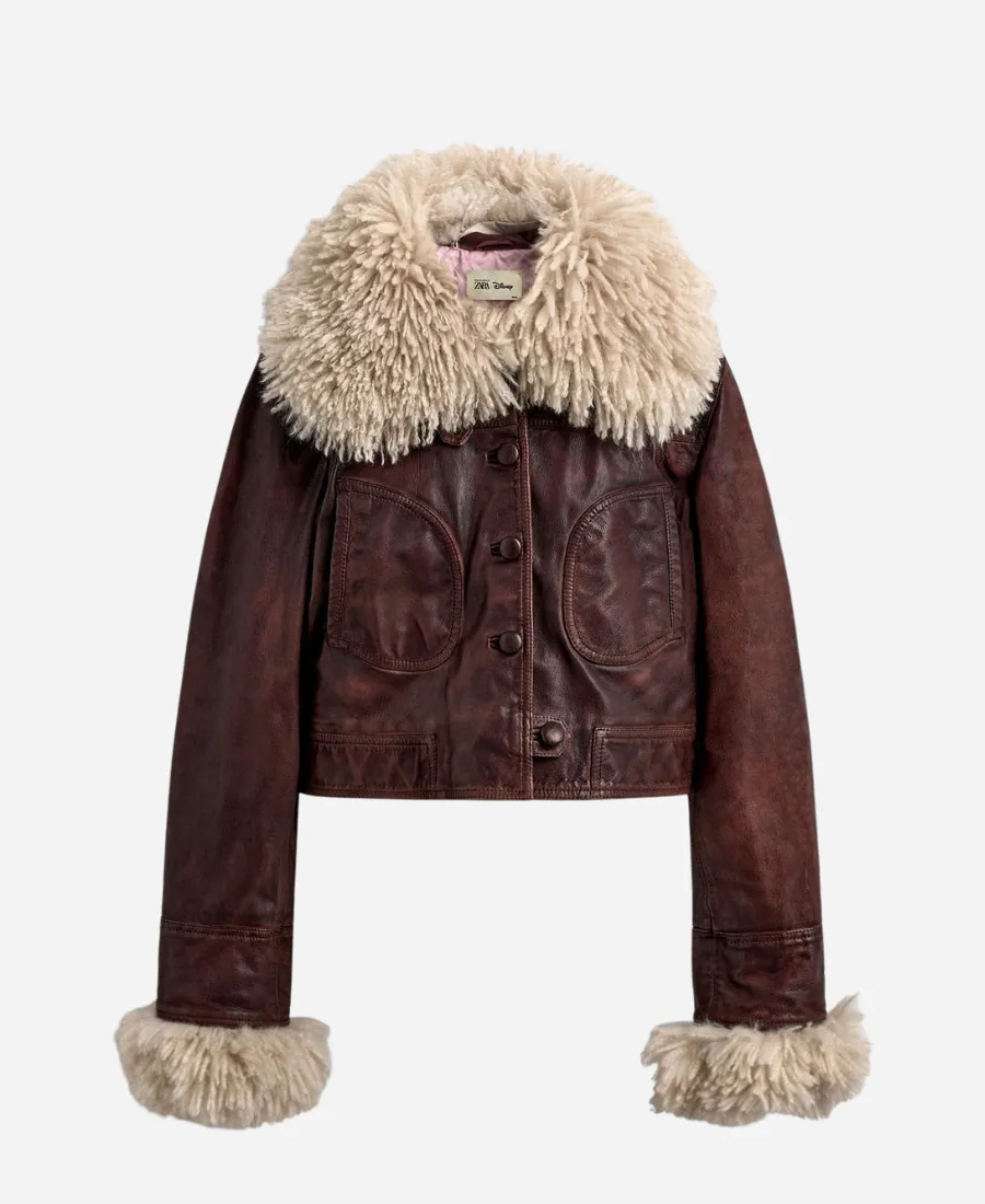 Julia Fox New York Film Festival 2025 Brown Fur Jacket Julia Fox New York Film Festival 2025 Brown Fur Jacket