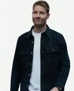 Justin Hartley Tracker Tv Series Colter Shaw Blue Cotton Jacket