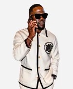 Kevin Darnell Hart Formula 1 Grand Prix Of Qatar 2025 Off White Jacket