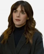 Kiernan Shipka Industry Black Coat