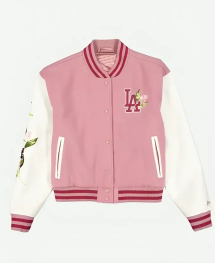 LA Dodgers Cosmetic Pink Floral Jacket