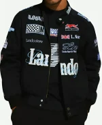 LN4 Lando Norris Racing Navy Blue Jacket