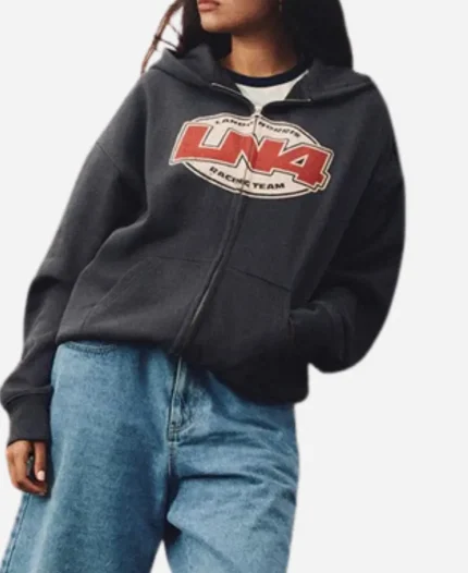 Lando Norris Charcoal Zip Hoodie