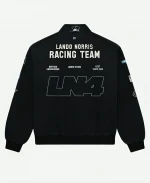 Lando Norris LN4 F01 Racing Navy Blue Bomber Jacket