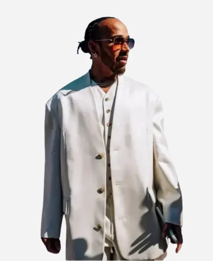 Lewis Hamilton Monaco Suit - White