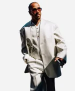 Lewis Hamilton The Formula 1 Grand Prix White 3 Piece Monaco Suit