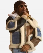Lil Jon 2025 Macy’s Thanksgiving Day Parade Shearling Suede Leather Jacket