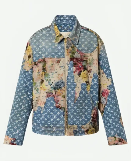 Louis Vuitton Destroyed Workwear Denim Jacket
