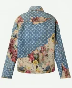 Louis Vuitton Destroyed Workwear Denim Jacket - Blue