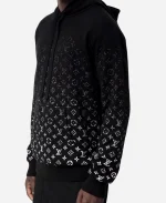 Louis Vuitton Monogram Gradient Pullover Hoodie - BlackLouis Vuitton Monogram Gradient Pullover Hoodie - Black
