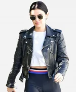 Lucy Hale Los Angeles Black Jacket