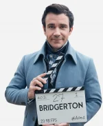 Luke Thompson Bridgerton S04 Coat - Blue