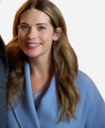 Lyndsy Fonseca Single on the 25th Coat Nell Duke Blue Coat