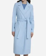 Lyndsy Fonseca Single on the 25th wool Coat