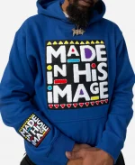 Made In His Image Blue Hoodie