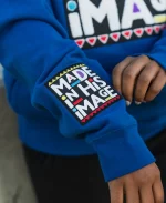 Made In His Image Hoodie - Blue