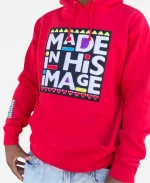 Made In His Image Red Pullover Hoodie