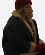 Mae Margaret Whitman The Twelve Dates ‘Til Christmas Kate Shearling Denim Jacket