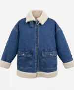 Mae Whitman The Twelve Dates S01 Blue Jacket