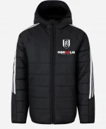 Marco Silva Black Hooded Puffer Jacket