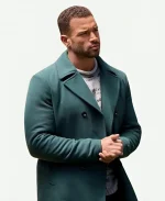 Marcus Brodie TV Series Finding Mr. Christmas S02 Sea Green Peacoat