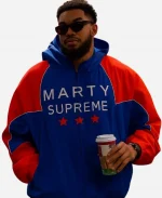 Marty Supreme Royal Blue & Orange Jacket