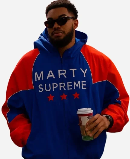 Marty Supreme Royal Blue & Orange Jacket
