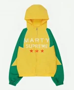 Marty Supreme Yellow And Green Jacket