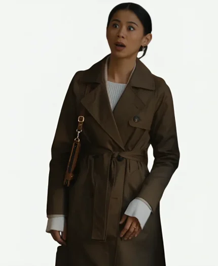 Matlock Sarah Franklin Brown Trench Coat