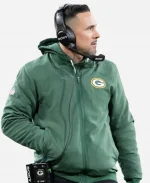 Matt LaFleur Packers Coach Bomber Jacket - Green