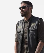 Mayans M.C Angel Reyes Leather Vest