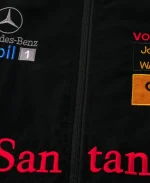 McLaren Formula 01 Classic Motorsport Apparel Vintage Black Full Zip Jacket