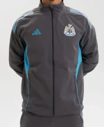 Men's Newcastle United Adidas 25-26 Players Range All Weather Grey Jacket