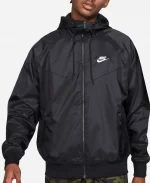 Men's Nike Sportswear Windrunner Hooded Jacket - Black