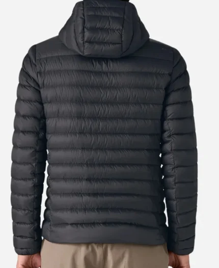 Men's Patagonia Down Sweater Black Full Zip Hoodie