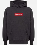 Men's Supreme Box Logo Black Pullover Hoodie