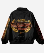 Men's Ultimate Fighting Championship 323 Racing Las Vegas Nevada Black Full-Zip Jacket