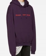 Men's Vetements Sexual Fantasies Purple Hoodie