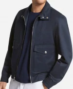Michael Kors Cotton Blend Blouson Jacket