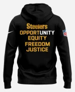 Mike Tomlin Pittsburgh Steelers Inspire Change 2025 Hoodie - Black