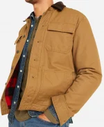 Miles Dufine Movie 12 Dates of Christmas So2 Brown Jacket