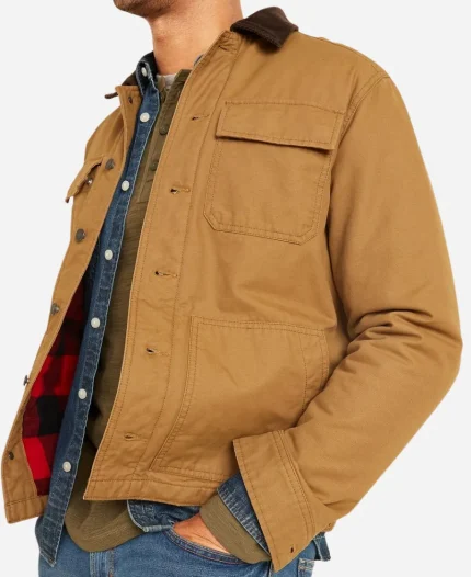 Miles Dufine Movie 12 Dates of Christmas So2 Brown Jacket