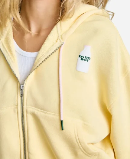 Milk Bottle Yellow Hoodie