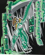 Mitchell & Ness Philadelphia Eagles Dream Chasers Fly Black Pullover Hoodie