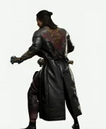 Mortal Kombat Shang Tsung Black Leather Coat