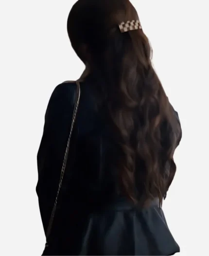 Murder in a Small Town S02 Kristin Kreuk Leather Jacket - Black