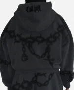 Named Collective Chains Zip Hoodie - Dark Grey