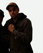 Nandor Fodor And The Talking Mongoose Adam Sigal Black Denim Jacket